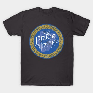 Pride of Ireland logo (Blue) T-Shirt